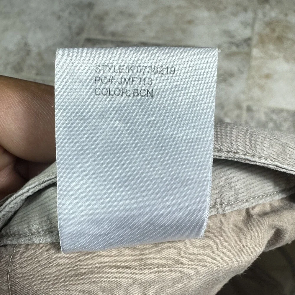 Joes Jeans Mens 33 Tan Casual Pant Hook Me Up Performance Flap Pocket Straight